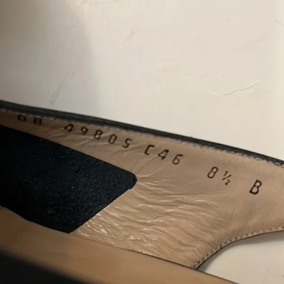 Salvatore Ferragamo Leather Slingbacks - Picture 7 of 8